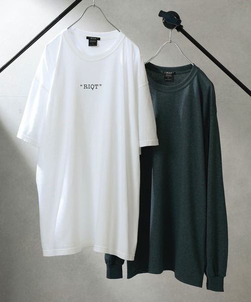 BIAS（バイアス）の「【BIAS】ロゴプリントTee＆ロンTセット（Tシャツ/カットソー・メンズ・ホワイト系その他/クリア/ブラック系その他2/ホワイト/ダークグレー/ブラック×ブラック/オフホワイト・LARGE/SMALL/MEDIUM）」の7枚目の写真