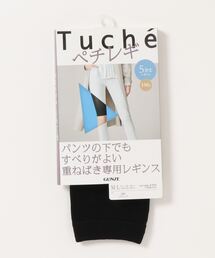 Tuche（トゥシェ）の「Tuche/トゥシェ ペチレギ 重ねばきレギンス 5分丈（レギンス/スパッツ）」