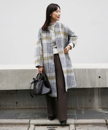 Demi-Luxe BEAMS / シャギーノーカラーコート Demi-Luxe BEAMS / シャギーノーカラーコートを使った人気