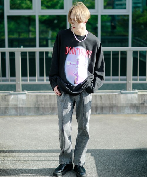 G.O.C(ジーオーシー)の「センターシームデニムパンツ(デニムパンツ・メンズ・ブラック/ブルー・SMALL/MEDIUM/LARGE)」の10枚目の写真