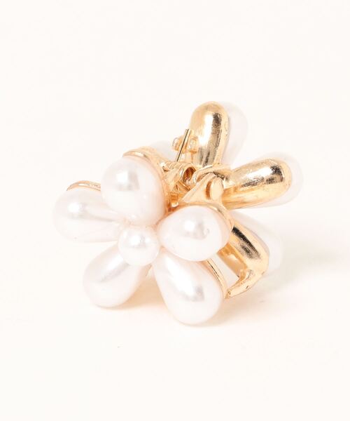 flower（フラワー）の「パールペタルクリップ（バレッタ/ヘアクリップ・レディース・ホワイト・FREE）」の7枚目の写真