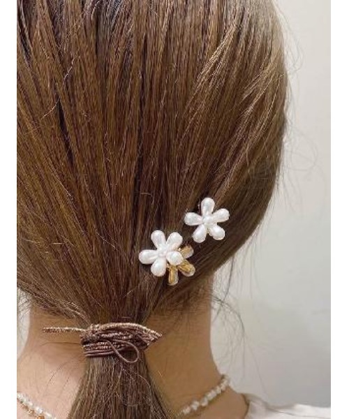 flower（フラワー）の「パールペタルクリップ（バレッタ/ヘアクリップ・レディース・ホワイト・FREE）」の17枚目の写真