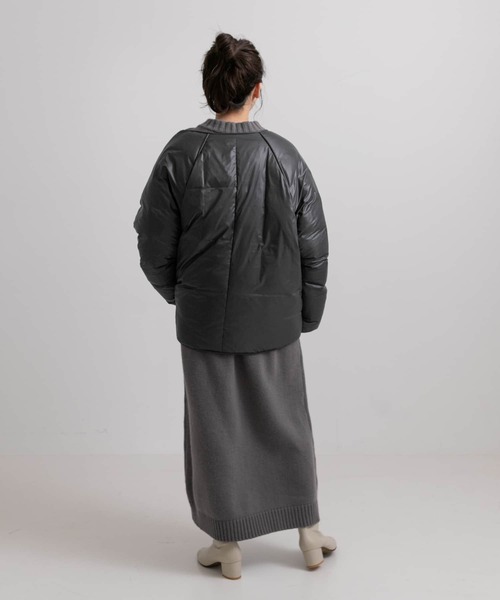 LAATO（ラート）の「ZIP KNIT ONE PIECE（ワンピース・レディース・ベージュ/グレー・FREE）」の18枚目の写真