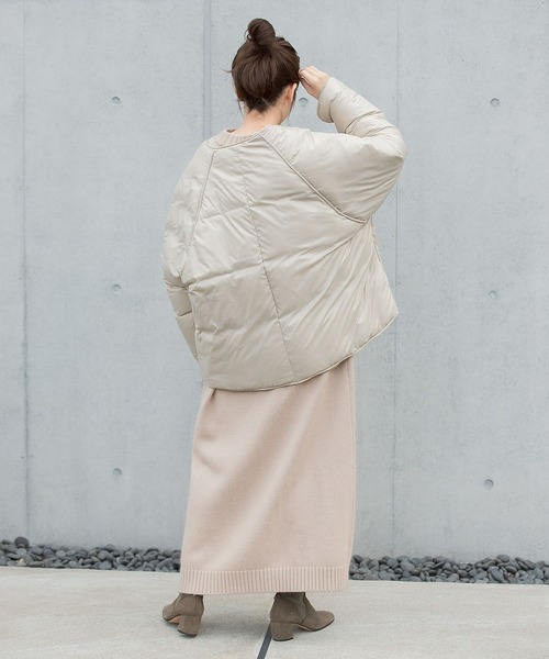 LAATO（ラート）の「ZIP KNIT ONE PIECE（ワンピース・レディース・ベージュ/グレー・FREE）」の21枚目の写真