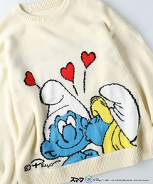 Right-on | 「THE SMURFS」キャラクターニット(ニット/セーター)