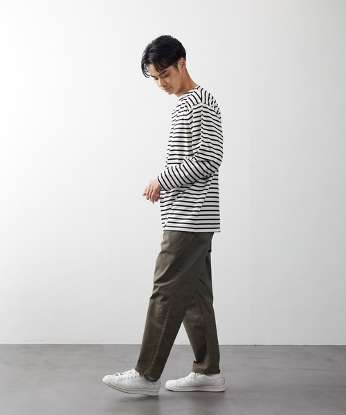 FREAK'S STORE(フリークスストア)の「ワイドテーパードチノパンツ/シェフパンツ(チノパンツ・メンズ・カーキ/ブラック/ベージュ・マルチサイズ)」の18枚目の写真