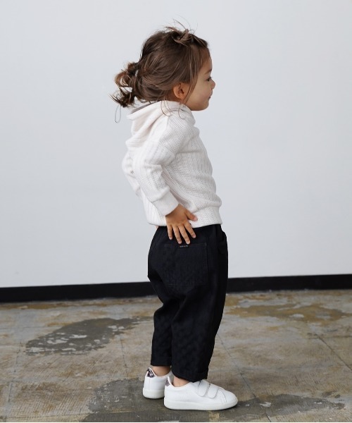 quoti use fith（クゥオティ　ユース　フィス）の「フワツブリブ 長袖 パーカー（パーカー・キッズ・アイボリー/ブルー/ブラウン・90/100/80/110/120/130）」の7枚目の写真