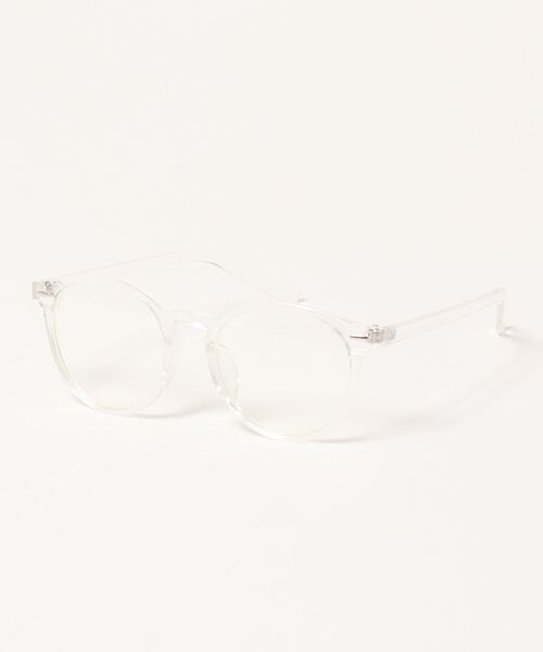 and it_（アンドイット）の「伊達メガネ UVカット（メガネ・レディース・ブラウン系その他/ブラック/クリア・FREE）」の3枚目の写真