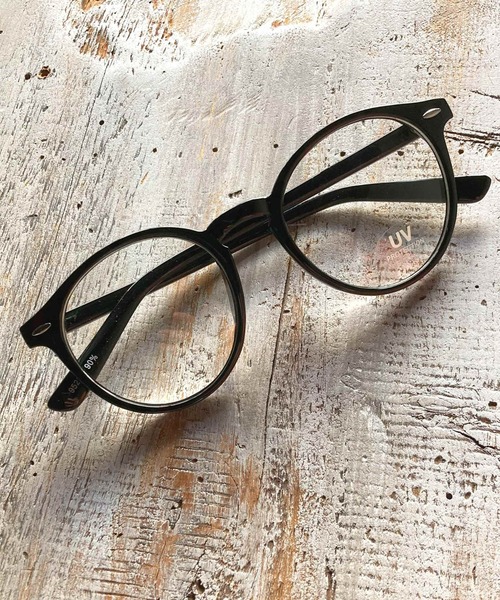 and it_（アンドイット）の「伊達メガネ UVカット（メガネ・レディース・ブラウン系その他/ブラック/クリア・FREE）」の2枚目の写真