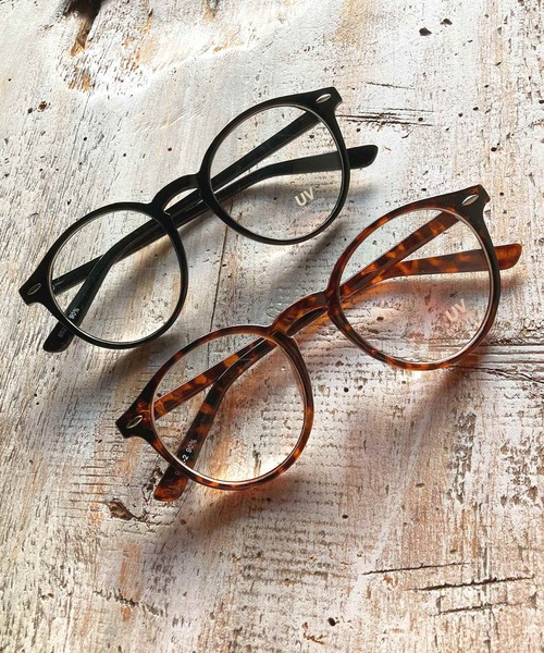 and it_（アンドイット）の「伊達メガネ UVカット（メガネ・レディース・ブラウン系その他/ブラック/クリア・FREE）」の9枚目の写真