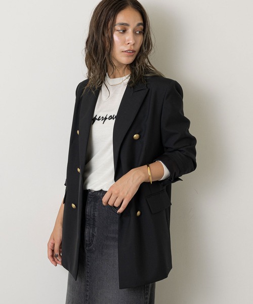 Whim Gazette（ウィムガゼット）の「ブレザー（テーラードジャケット・レディース・ブラック・FREE）」の12枚目の写真