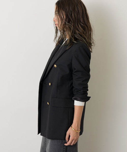 Whim Gazette（ウィムガゼット）の「ブレザー（テーラードジャケット・レディース・ブラック・FREE）」の6枚目の写真