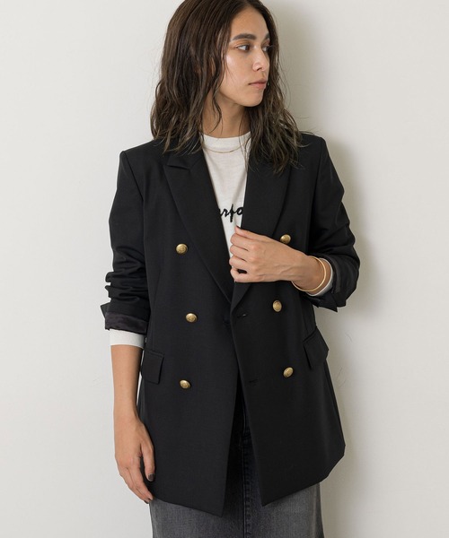 Whim Gazette（ウィムガゼット）の「ブレザー（テーラードジャケット・レディース・ブラック・FREE）」の20枚目の写真