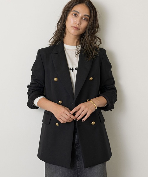 Whim Gazette（ウィムガゼット）の「ブレザー（テーラードジャケット・レディース・ブラック・FREE）」の10枚目の写真