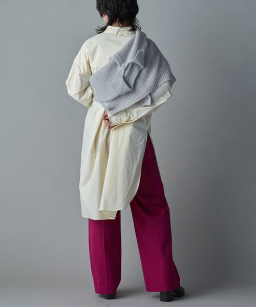 lautreamont BLEUBLANC（ロートレアモンブルーブラン）の「<lautreamont BLEUBLANC>モヘアニットカーディガン≪手洗い可能≫（カーディガン/ボレロ・レディース・グレー/ブラック/グリーン/オレンジ・9号）」の13枚目の写真