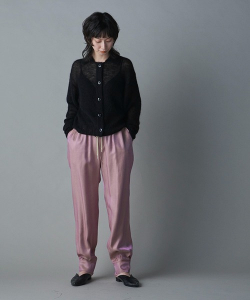 lautreamont BLEUBLANC（ロートレアモンブルーブラン）の「<lautreamont BLEUBLANC>モヘアニットカーディガン≪手洗い可能≫（カーディガン/ボレロ・レディース・グレー/ブラック/グリーン/オレンジ・9号）」の19枚目の写真