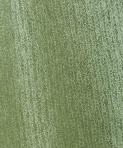 lautreamont BLEUBLANC（ロートレアモンブルーブラン）の「<lautreamont BLEUBLANC>モヘアニットカーディガン≪手洗い可能≫（カーディガン/ボレロ・レディース・グレー/ブラック/グリーン/オレンジ・9号）」の21枚目の写真