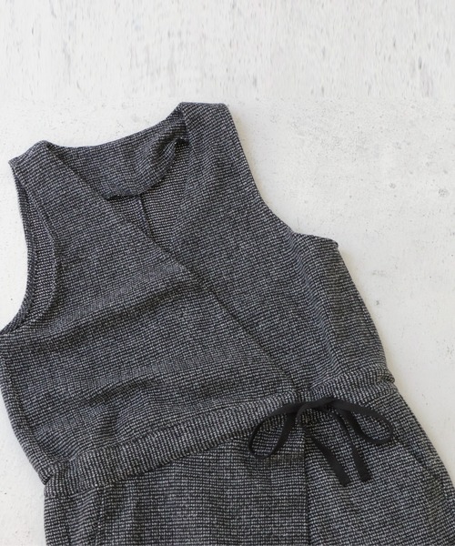 antiqua(アンティカ)の「クロスデザインサロペット(サロペット/オーバーオール・レディース・ブラック・M/L)」の13枚目の写真