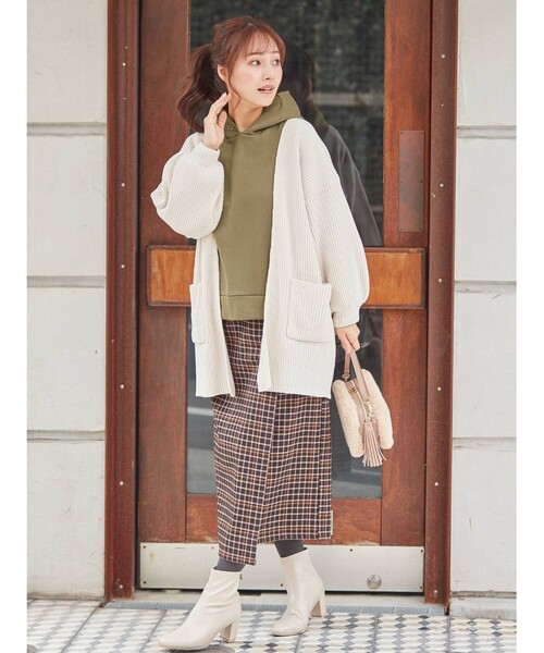 DRESKIP(ドレスキップ)の「◆裏地ボンディングラップ風スカート(スカート・レディース・ブラック/ダークブラウン系1/ベージュ系その他2・02/03/04)」の17枚目の写真