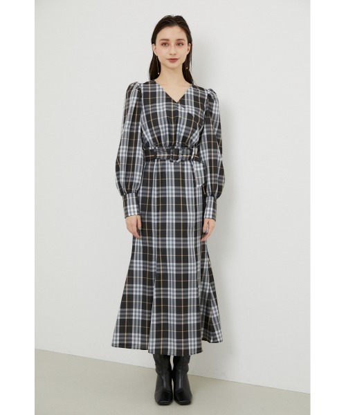 セール】ロングスリーブカシュクールマーメイドワンピース（ワンピース