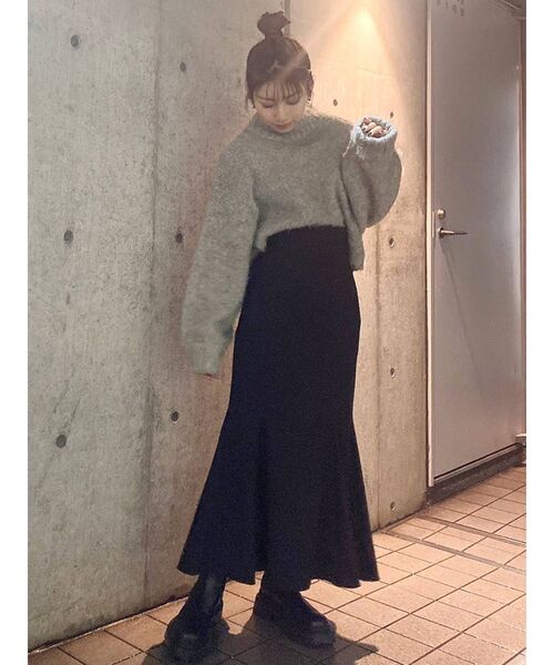 MURUA（ムルーア）の「ハイウエストナローマーメイドスカート（スカート・レディース・ブラック/ベージュ/ブラウン/その他1・1/2/0）」の17枚目の写真