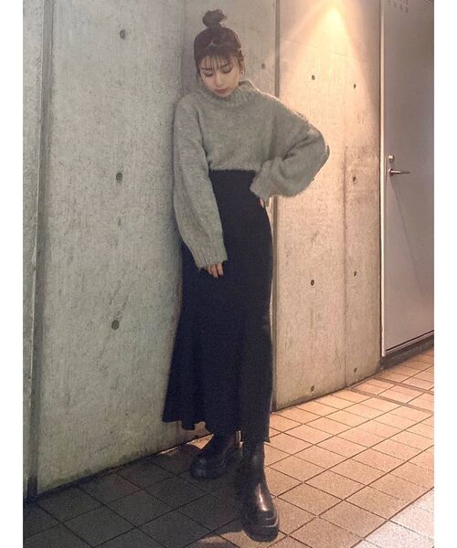 MURUA（ムルーア）の「ハイウエストナローマーメイドスカート（スカート・レディース・ブラック/ベージュ/ブラウン/その他1・1/2/0）」の16枚目の写真