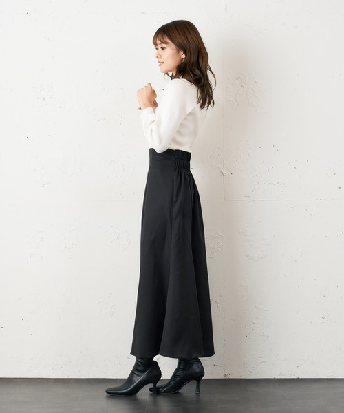 MIIA(ミーア)の「ハイウエストマーメイドスカート(スカート・レディース・ブラック/ブラウン/ボルドー・FREE)」の8枚目の写真