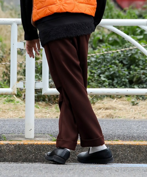 masterkey（マスターキー）の「masterkey マスターキー / GARUZE-P ガルゼストレッチジャージスラックス / MK21A-P-15（スラックス・メンズ・ワイン/ブラック・1）」の12枚目の写真