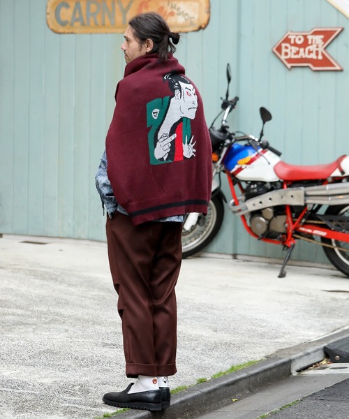 masterkey（マスターキー）の「masterkey マスターキー / GARUZE-P ガルゼストレッチジャージスラックス / MK21A-P-15（スラックス・メンズ・ワイン/ブラック・1）」の14枚目の写真