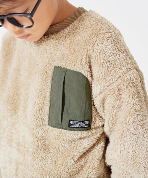 BREEZE（ブリーズ）の「ファーフリーストレーナー（スウェット・キッズ・レインボー/ベージュ・90/130/80/140/110/120/100）」の7枚目の写真