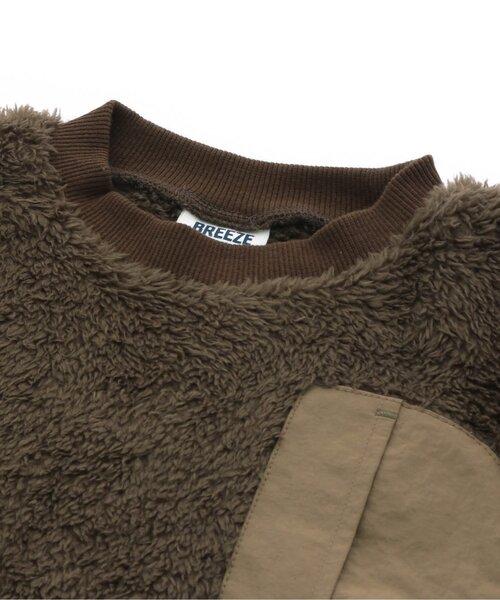 BREEZE（ブリーズ）の「ファーフリーストレーナー（スウェット・キッズ・レインボー/ベージュ・90/130/80/140/110/120/100）」の10枚目の写真