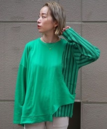 AULA AILA | AULA AILA（アウラ アイラ）別注コンビネーションニットTOPS(Tシャツ/カットソー)