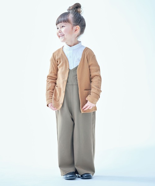 devirock（デビロック）の「キャミサロペット（サロペット/オーバーオール・キッズ・ブラック/ベージュ/カーキ・110cm/100cm/120cm/130cm/140cm/150cm/160cm）」の3枚目の写真