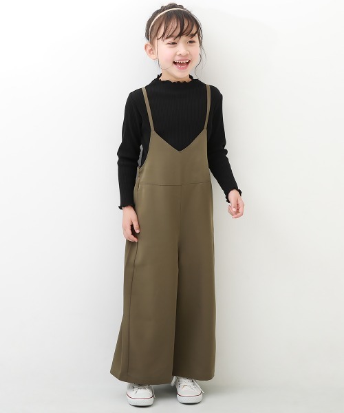 devirock（デビロック）の「キャミサロペット（サロペット/オーバーオール・キッズ・ブラック/ベージュ/カーキ・110cm/100cm/120cm/130cm/140cm/150cm/160cm）」の14枚目の写真