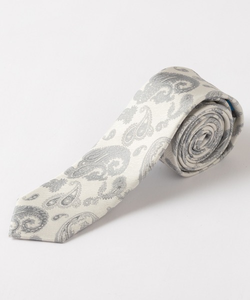 Quit Running（クイトランニング）の「イージーケア 洗えるネクタイ ペイズリーデザイン スリム ナロータイ（ネクタイ・メンズ・ネイビー系5/クリーム/スカイブルー/ブルー系その他3/ブルー系その他/ネイビー系4/ネイビー系3/シルバー/シルバー系その他3/シャンパン/ネイビー/シルバー系その他2/シルバー系その他/ライトブルー/ネイビー系6/ダークブルー/ブルー/ネイビー系2/ゴールド/ネイビー系1/ブルー系その他2・FREE）」の17枚目の写真