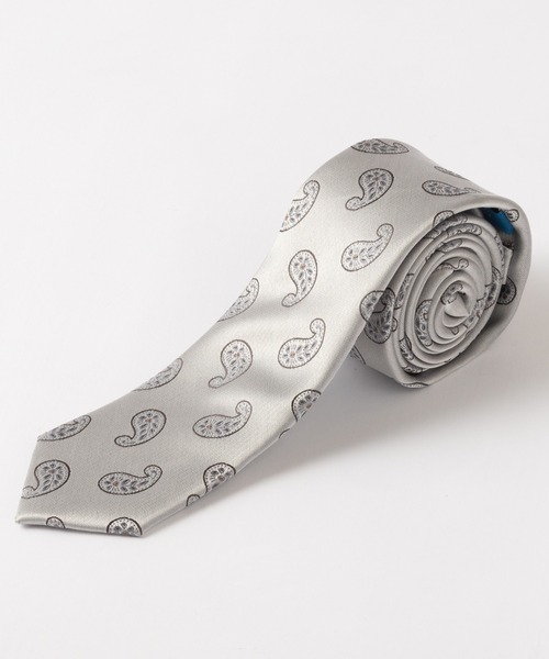 Quit Running（クイトランニング）の「イージーケア 洗えるネクタイ ペイズリーデザイン スリム ナロータイ（ネクタイ・メンズ・ネイビー系5/クリーム/スカイブルー/ブルー系その他3/ブルー系その他/ネイビー系4/ネイビー系3/シルバー/シルバー系その他3/シャンパン/ネイビー/シルバー系その他2/シルバー系その他/ライトブルー/ネイビー系6/ダークブルー/ブルー/ネイビー系2/ゴールド/ネイビー系1/ブルー系その他2・FREE）」の16枚目の写真