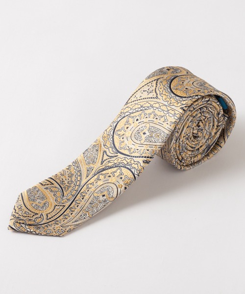 Quit Running（クイトランニング）の「イージーケア 洗えるネクタイ ペイズリーデザイン スリム ナロータイ（ネクタイ・メンズ・ネイビー系5/クリーム/スカイブルー/ブルー系その他3/ブルー系その他/ネイビー系4/ネイビー系3/シルバー/シルバー系その他3/シャンパン/ネイビー/シルバー系その他2/シルバー系その他/ライトブルー/ネイビー系6/ダークブルー/ブルー/ネイビー系2/ゴールド/ネイビー系1/ブルー系その他2・FREE）」の20枚目の写真