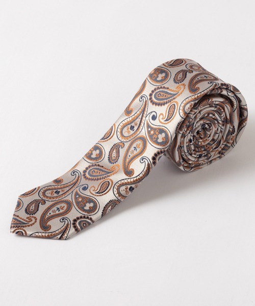 Quit Running（クイトランニング）の「イージーケア 洗えるネクタイ ペイズリーデザイン スリム ナロータイ（ネクタイ・メンズ・ネイビー系5/クリーム/スカイブルー/ブルー系その他3/ブルー系その他/ネイビー系4/ネイビー系3/シルバー/シルバー系その他3/シャンパン/ネイビー/シルバー系その他2/シルバー系その他/ライトブルー/ネイビー系6/ダークブルー/ブルー/ネイビー系2/ゴールド/ネイビー系1/ブルー系その他2・FREE）」の18枚目の写真