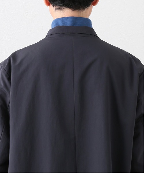 EDIFICE LA BOUCLE（エディフィスラブークル）の「【LA BOUCLE / ラブークル】ライトパディング オーバーチェスターコート（チェスターコート・メンズ・ネイビー/グリーン・1/2）」の16枚目の写真