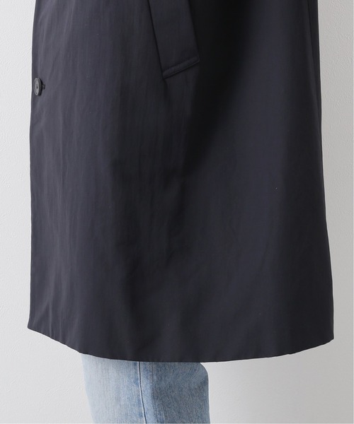 EDIFICE LA BOUCLE（エディフィスラブークル）の「【LA BOUCLE / ラブークル】ライトパディング オーバーチェスターコート（チェスターコート・メンズ・ネイビー/グリーン・1/2）」の7枚目の写真