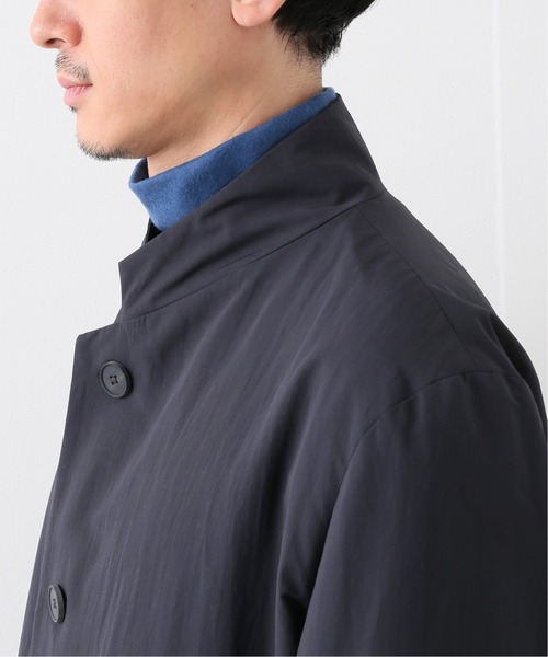 EDIFICE LA BOUCLE（エディフィスラブークル）の「【LA BOUCLE / ラブークル】ライトパディング オーバーチェスターコート（チェスターコート・メンズ・ネイビー/グリーン・1/2）」の15枚目の写真