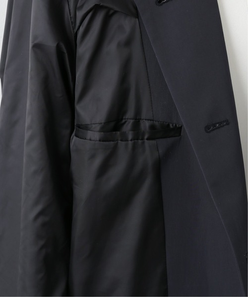 EDIFICE LA BOUCLE（エディフィスラブークル）の「【LA BOUCLE / ラブークル】ライトパディング オーバーチェスターコート（チェスターコート・メンズ・ネイビー/グリーン・1/2）」の11枚目の写真