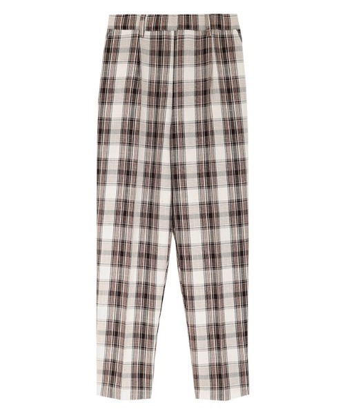 Pierrot(ピエロ)の「チェックテーパードパンツ(その他パンツ・レディース・ネイビー/ブラウン/ミント・M/L/PM)」の19枚目の写真
