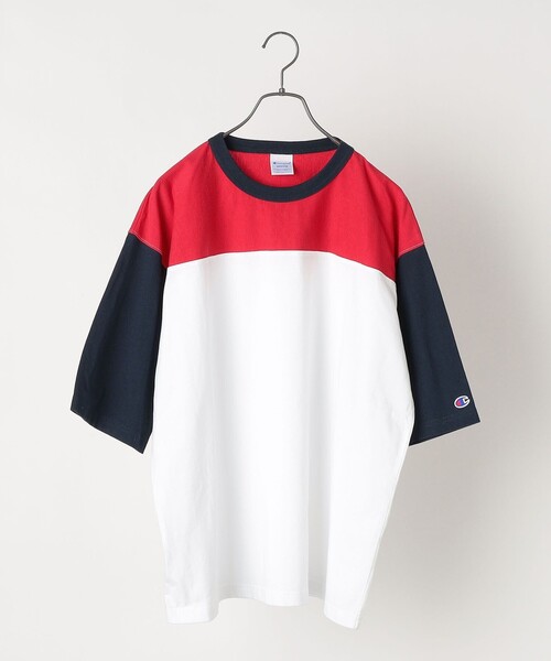 Champion SPENCER FOOTBALL 8 シャツ L サイズ CHAMPION ( チャンピオン ) × WEARBANKS ( ウェアーバンクス