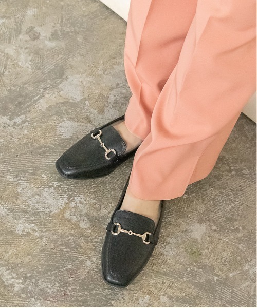 RANDA(ランダ)の「ストレスフリー/晴雨兼用 ソフト ベーシックビットローファー(ローファー・レディース・ブラック/ベージュ/アイボリー/ブラック系その他・LL/L/M/S)」の19枚目の写真