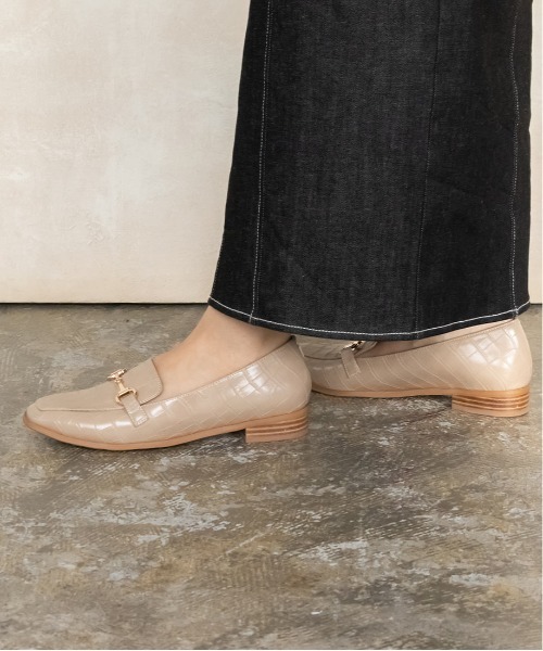 RANDA(ランダ)の「ストレスフリー/晴雨兼用 ソフト ベーシックビットローファー(ローファー・レディース・ブラック/ベージュ/アイボリー/ブラック系その他・LL/L/M/S)」の5枚目の写真