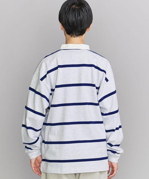 BEAUTY&YOUTH UNITED ARROWS(ビューティーアンドユースユナイテッドアローズ)の「BY 10oz ヘビーウェイト バンドカラー シャツ(Tシャツ/カットソー・メンズ・ライトグレー/ナチュラル・S/M/L/XL)」の5枚目の写真