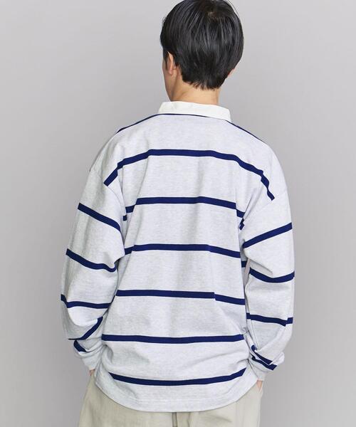 BEAUTY&YOUTH UNITED ARROWS(ビューティーアンドユースユナイテッドアローズ)の「BY 10oz ヘビーウェイト バンドカラー シャツ(Tシャツ/カットソー・メンズ・ライトグレー/ナチュラル・S/M/L/XL)」の7枚目の写真