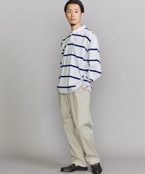 BEAUTY&YOUTH UNITED ARROWS(ビューティーアンドユースユナイテッドアローズ)の「BY 10oz ヘビーウェイト バンドカラー シャツ(Tシャツ/カットソー・メンズ・ライトグレー/ナチュラル・S/M/L/XL)」の10枚目の写真