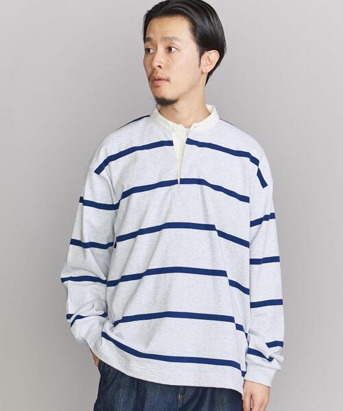 BEAUTY&YOUTH UNITED ARROWS(ビューティーアンドユースユナイテッドアローズ)の「BY 10oz ヘビーウェイト バンドカラー シャツ(Tシャツ/カットソー・メンズ・ライトグレー/ナチュラル・S/M/L/XL)」の11枚目の写真